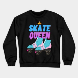 Roller Skating Queen Crewneck Sweatshirt